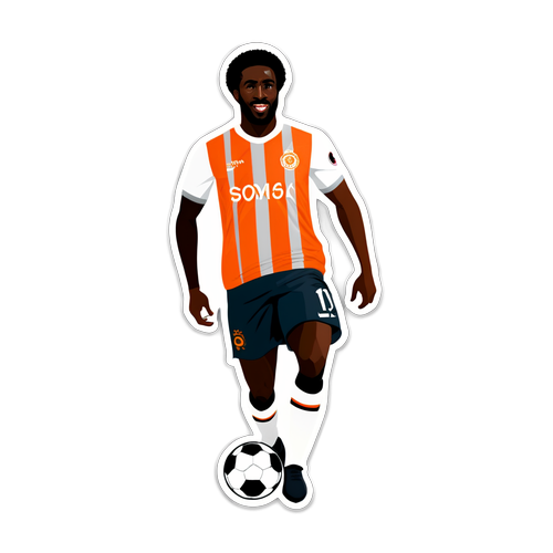 Bamba'nın Efsanevi Gol Anlarıyla Adanaspor'un Renklerini Birleştiren Şaşırtıcı Tasarım!