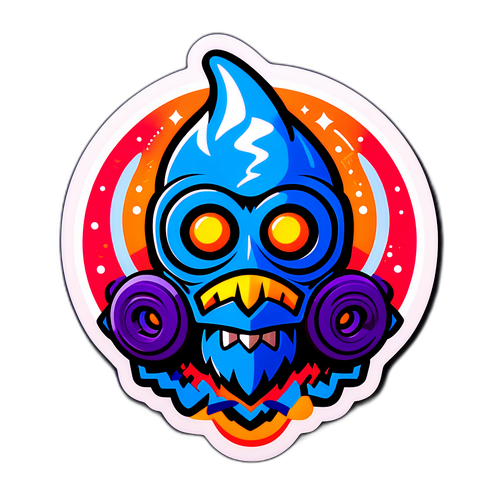 모던 감각으로 재해석된 Bommus 로고 스티커