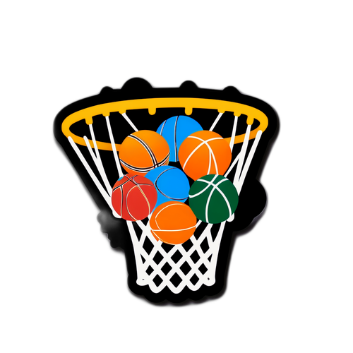 Mga Ilaw ng Pasko na Hugis Bola ng Basket