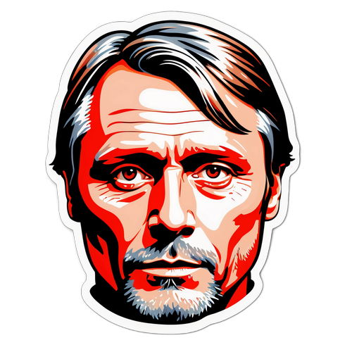 Minimalist Mads Mikkelsen Design