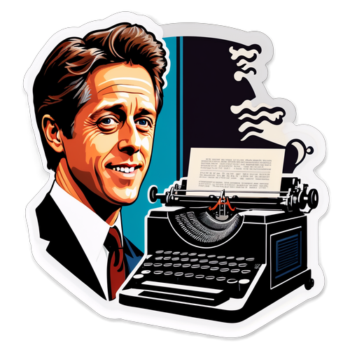 Elegant sticker med retro elementer