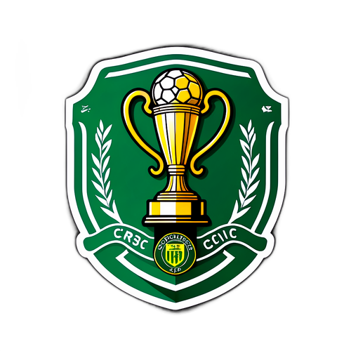 Sticker ya Sporting CP yenye Taji za Kihistoria