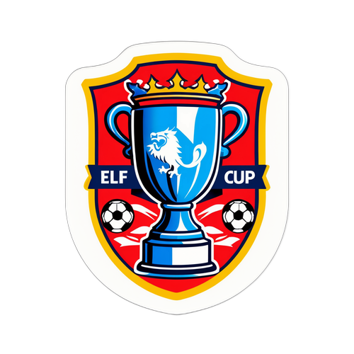 축구의 EFL 컵 스티커 디자인