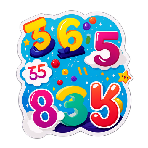 Playful Countdown Series Sticker