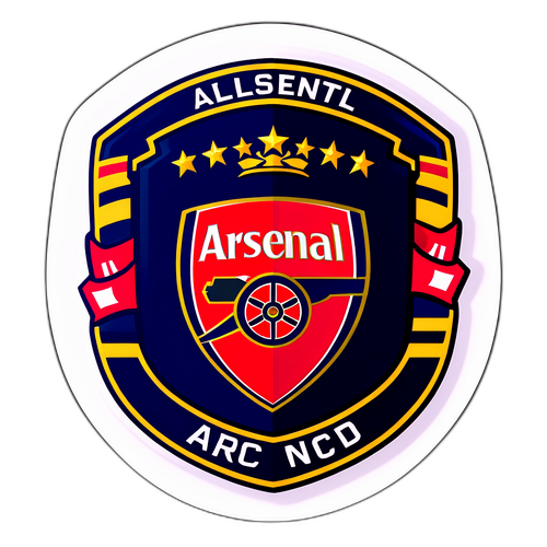 Stiker Dinamik Kelab Bola Sepak Arsenal