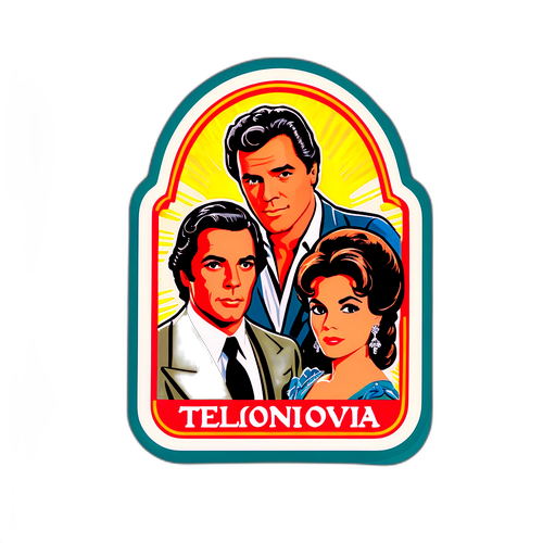 Adesivo Vintage de Telenovela