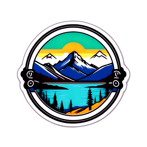Minimalist Sticker ng Salt Lake City