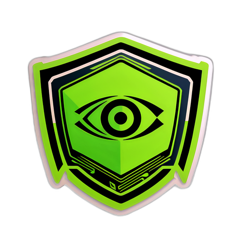 Futuristisk Nvidia-märke med teknologisk design