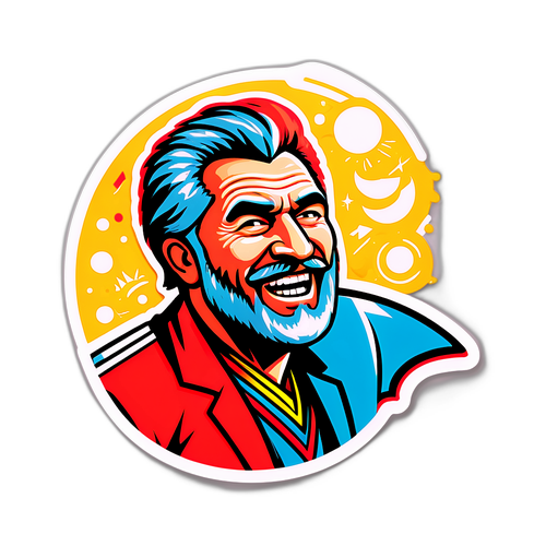 Stylový nálepka Ivana Trojana