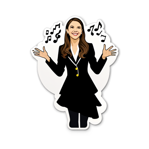 Stickers de Sutton Foster en scène