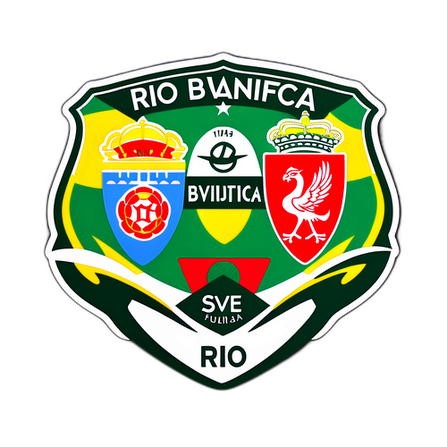 Reka Bentuk Sticker Logo Rio Avenue dan Benfica