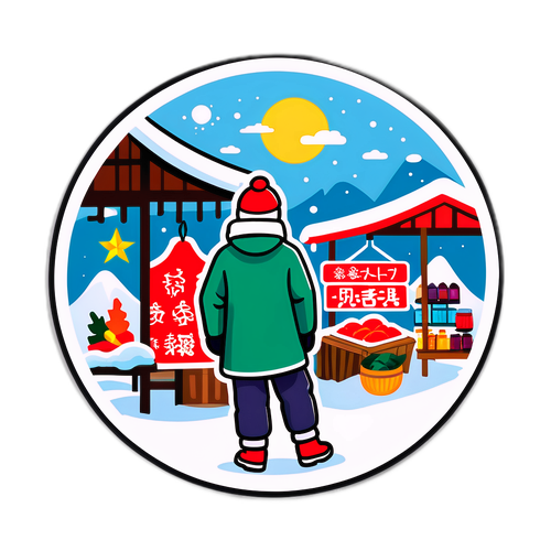 黑河早市的寒冬