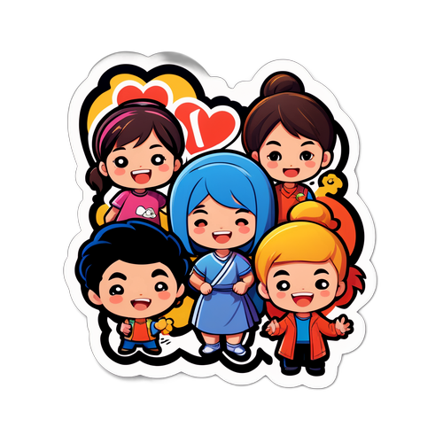 Αυτοκόλλητο «Οικογένεια Soi Sou»