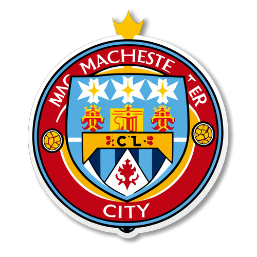 Diseño de un sticker de Manchester City