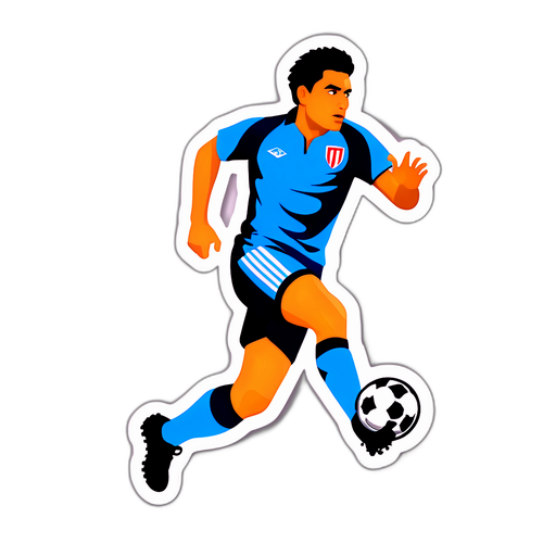 Sticker de Fausto Vera en Acción