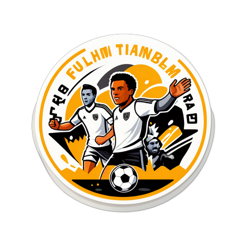 富勒姆足球隊訓練及比賽瞬間主題貼紙