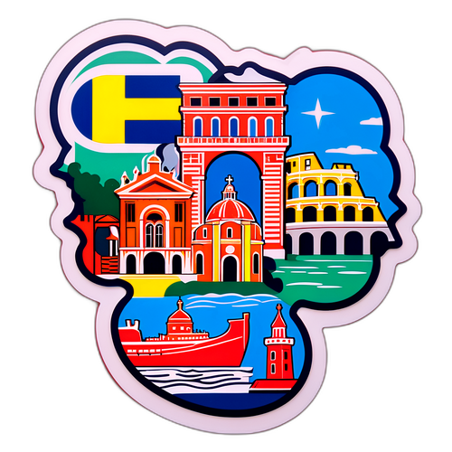 Ruotsi ja Italia yhdistyvät lähekkäin