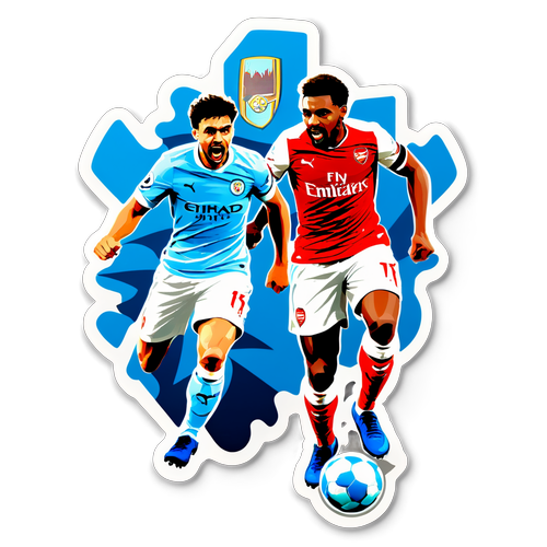 Sticker ya Arsenal na Man City