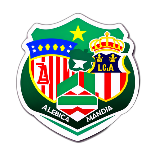 韋斯卡對馬德里競技比賽徽章貼紙