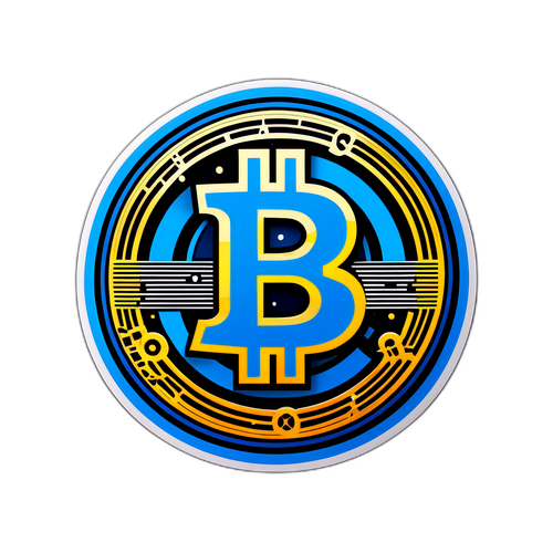 結合MSTR和比特幣的創意標誌