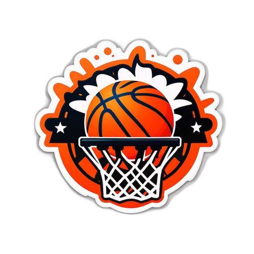 Αυτοκόλλητο Καλαθοσφαίρισης