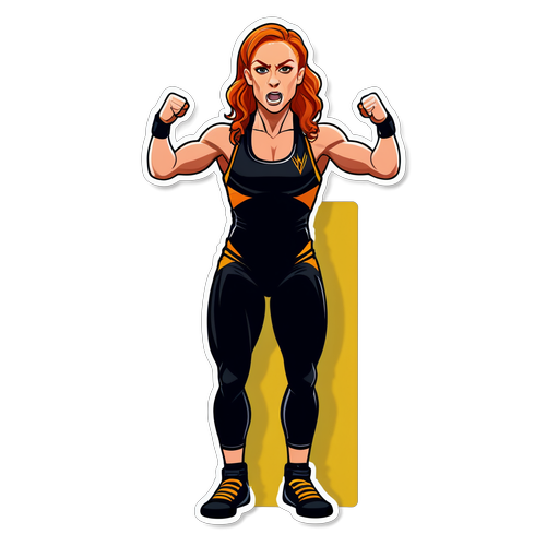 Fierce Becky Lynch Ready for Action