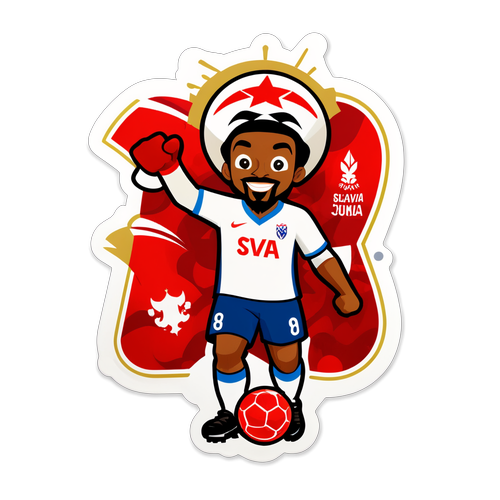 Célébration Épique : Slavia Prague Écrase Lille ! Découvrez le Sticker Victorious !