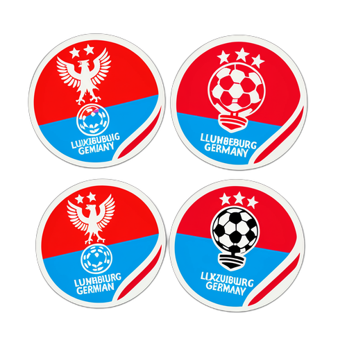 สติกเกอร์ฟุตบอล: ลักเซมเบิร์ก ปะทะ เยอรมัน