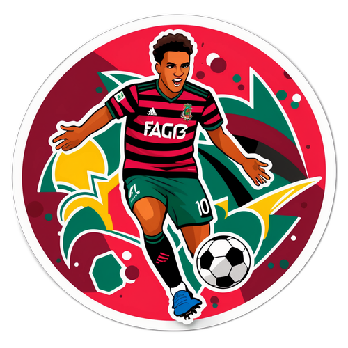 Dynamic Naklejka na Mecz Flamengo - Fluminense