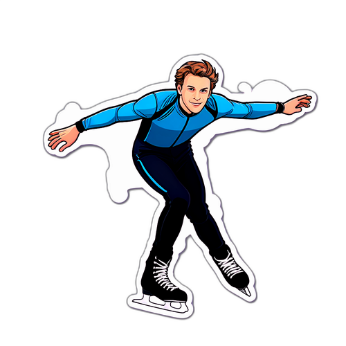 Thomas Morgenstern im Eiskunstlauf-Stil