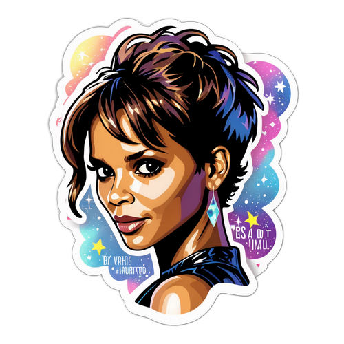 Holographic Sticker of Iconic Movie Quotes