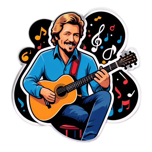 Howard Carpendale met gitaar