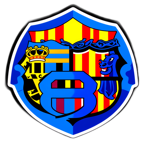바르셀로나 로고 스티커