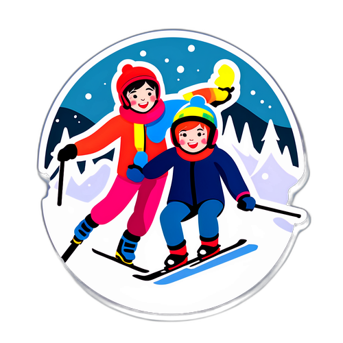 冬季活动贴纸