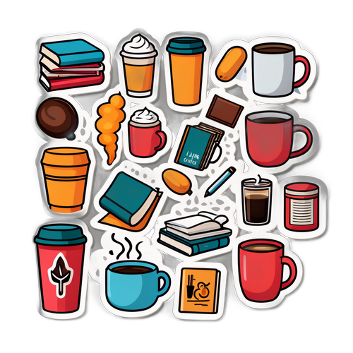 Roliga klistermärken från Lundsbergs studentliv