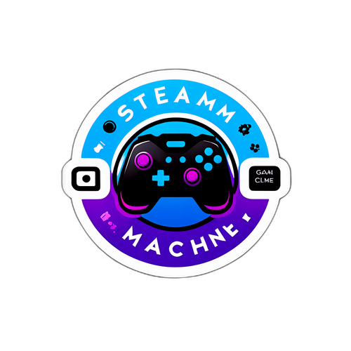 Steam Machine Gaming Sticker