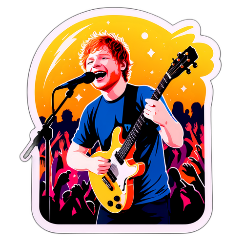 Illustration d'un concert d'Ed Sheeran