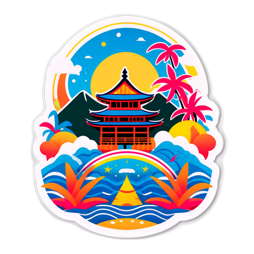 唐津夏祭りの楽しいデザイン