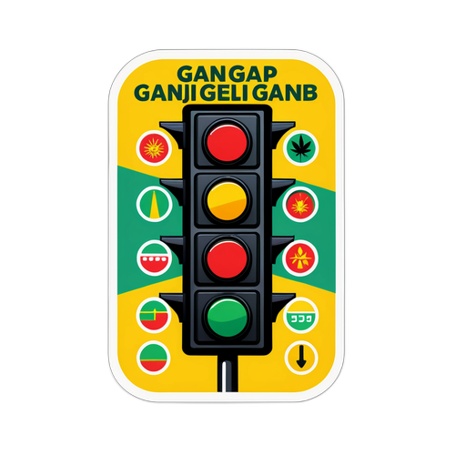 Stiker Informasi Ganjil Genap