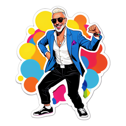 Sticker Giocoso di Gianluca Vacchi
