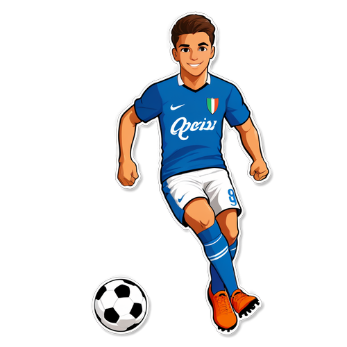 Snelle Jongens Met Voetballer
