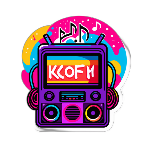 Stiker Bertemakan Kool FM