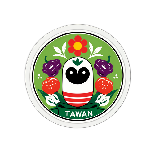 台灣素食文化貼紙