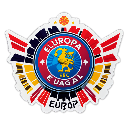 Sticker mit dem Europa League Logo