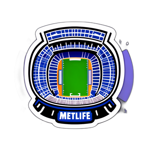 Aufkleber MetLife Stadion