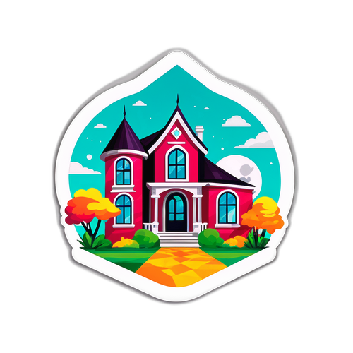 สติกเกอร์บ้านสวย