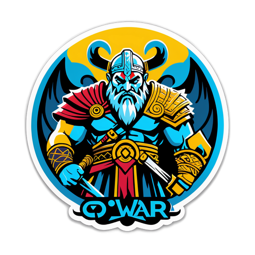 Visuel emblématique de God of War avec les dieux de la mythologie nordique