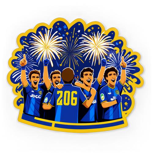 Sticker de Boca Juniors en Celebraciones