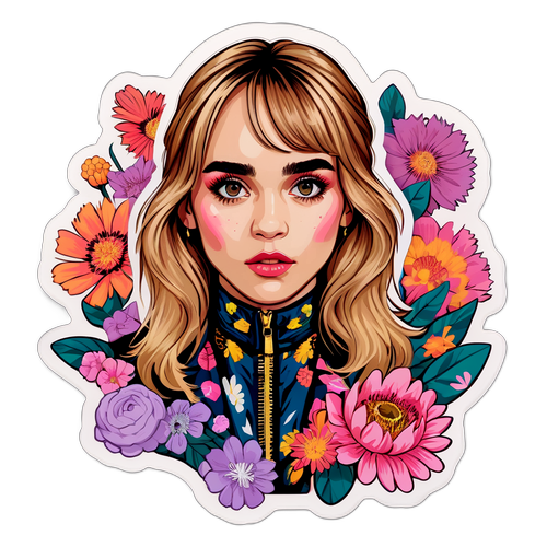 Stylish Suki Waterhouse Sticker