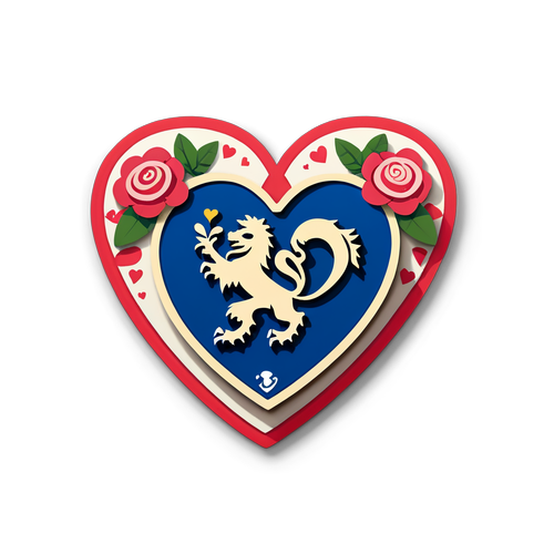 Rekaan Logo Chelsea Berbentuk Hati untuk Hari Valentine